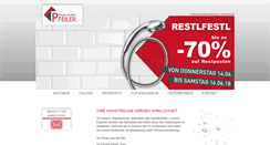 Desktop Screenshot of fliesen-pfeiler.at